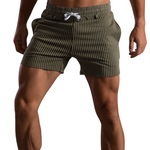 Striped Workout Shorts